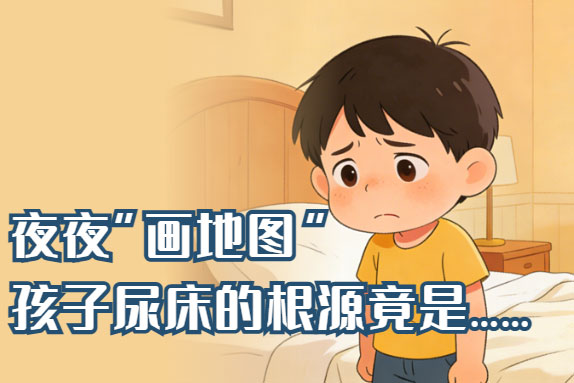 夜夜“画地图”？孩子尿床的根源竟然在这里！